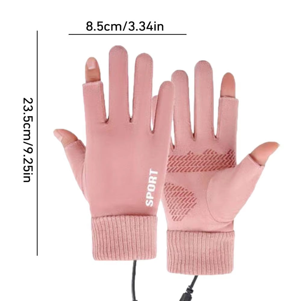 USB Heated Gloves for Women and Menββπ§€ππ
π€Άπ€³ Detachable Non Slip Portable Heated