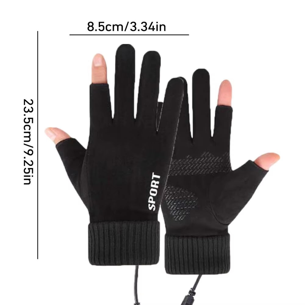 USB Heated Gloves for Women and Menββπ§€ππ
π€Άπ€³ Detachable Non Slip Portable Heated