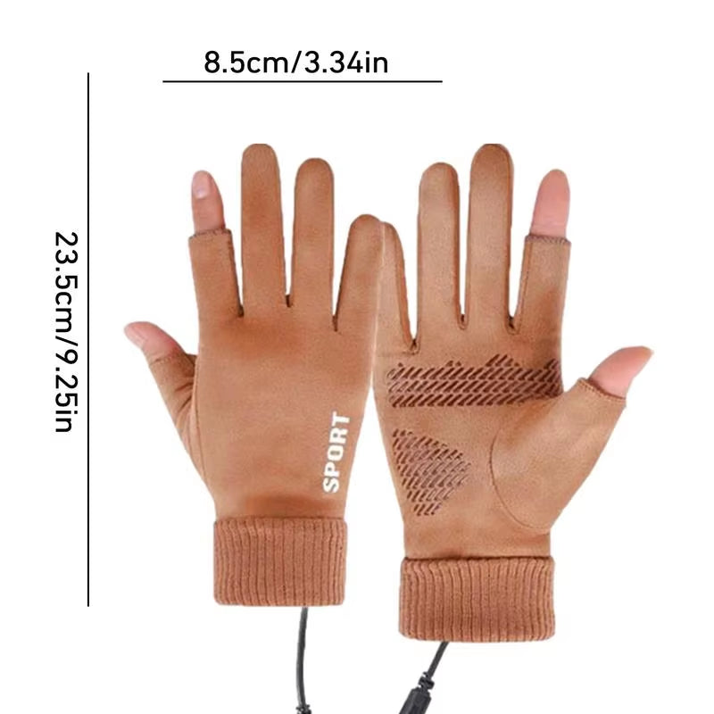 USB Heated Gloves for Women and Menββπ§€ππ
π€Άπ€³ Detachable Non Slip Portable Heated