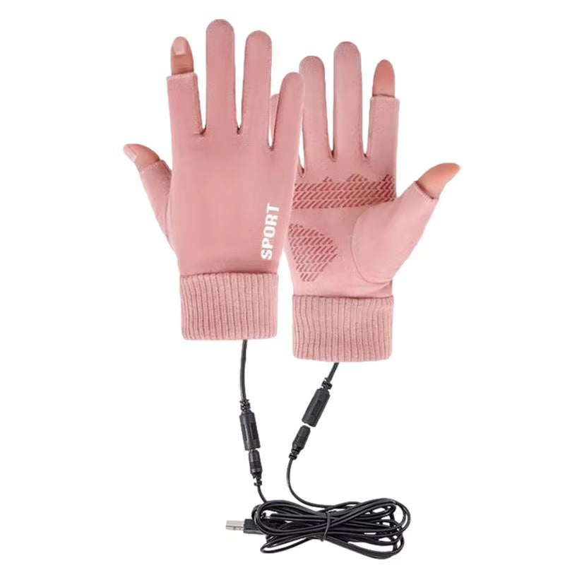 USB Heated Gloves for Women and Menββπ§€ππ
π€Άπ€³ Detachable Non Slip Portable Heated